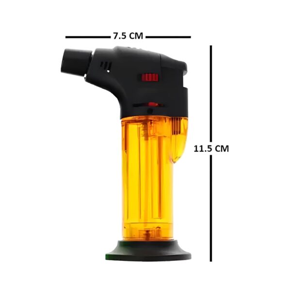 JPack Stylish Butane Lighter Sharp Small Jet Flame Refillable Cigarette Lighter Variation (Jet Flame Torch Barbeque) Multicolour - Image 6