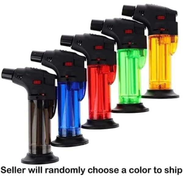 JPack Stylish Butane Lighter Sharp Small Jet Flame Refillable Cigarette Lighter Variation (Jet Flame Torch Barbeque) Multicolour - Image 3