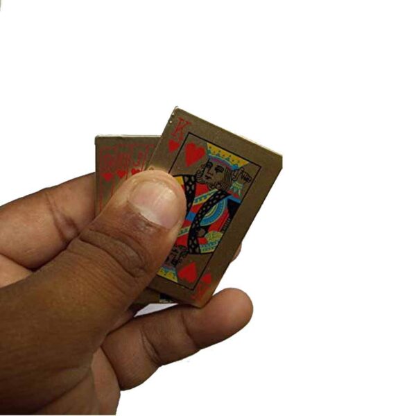 JPack Refillable Metal Slider Playing Card King/Badshah Print Windproof Jet Flame Pocket Lighter Cigarette Lighter - Image 4