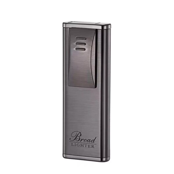 JPack Metal Windproof Cigar Cigarette Lighter, Refillable Pocket Lighter with Slideable Button (Black) - Image 5