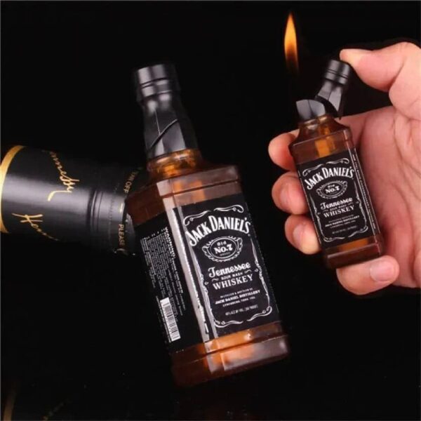 JPack Whiskey Inspired Lighter Bottle Design, Sleek and Refillable Pocket Lighter - Image 4