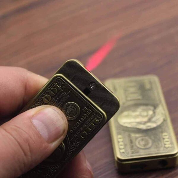 JPack US Dollar Zinc Alloy Stylish Butane Sharp Small Jet Flame Refillable Cigarette Lighter - Image 6