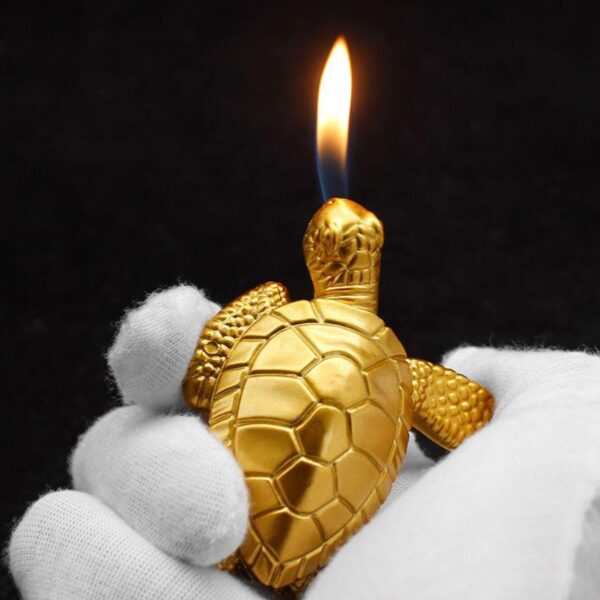 JPack Turtle-Shaped Lighter Compact, Refillable, and Fun Design Safe, and Easy to Use Cigarette Lighter