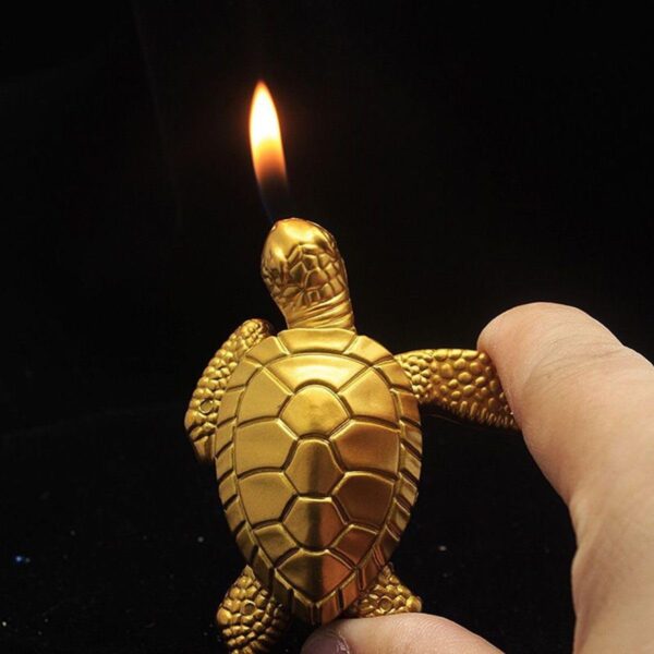 JPack Turtle-Shaped Lighter Compact, Refillable, and Fun Design Safe, and Easy to Use Cigarette Lighter - Image 6