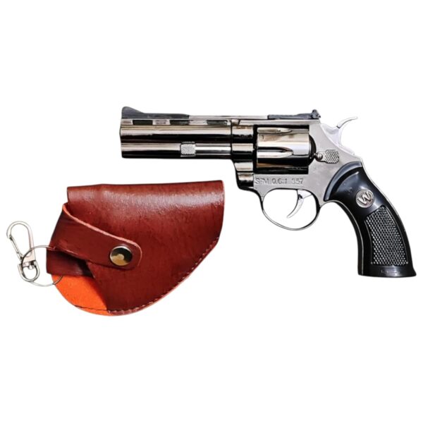 JPack Classic Gun Shape Lighter with Red Flame - Image 7