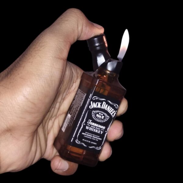 JPack Whiskey Inspired Lighter Bottle Design, Sleek and Refillable Pocket Lighter