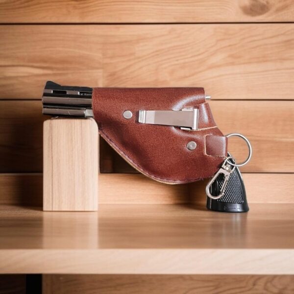 JPack Classic Gun Shape Lighter with Red Flame - Image 5