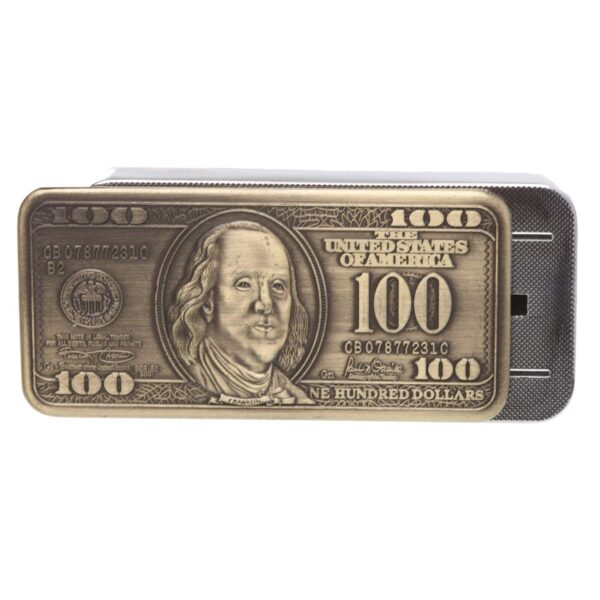JPack US Dollar Zinc Alloy Stylish Butane Sharp Small Jet Flame Refillable Cigarette Lighter - Image 7