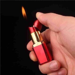 JPack Fashion Lipstick Shape Lighter Windproof Unique Design Refillable Cigarette Lighter Pocket Lighter