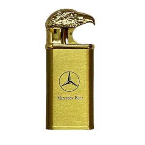 JPack Eagle Head Cigarette Lighter Luminous Cigar Torch Lighters Wind-Proof Steel Gas Lighter Unique Lighter (Eagle-Golden)