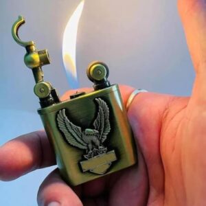 JPack Eagle Cigarette Lighter with Metal Finish Lighter for Smoking and Camping
